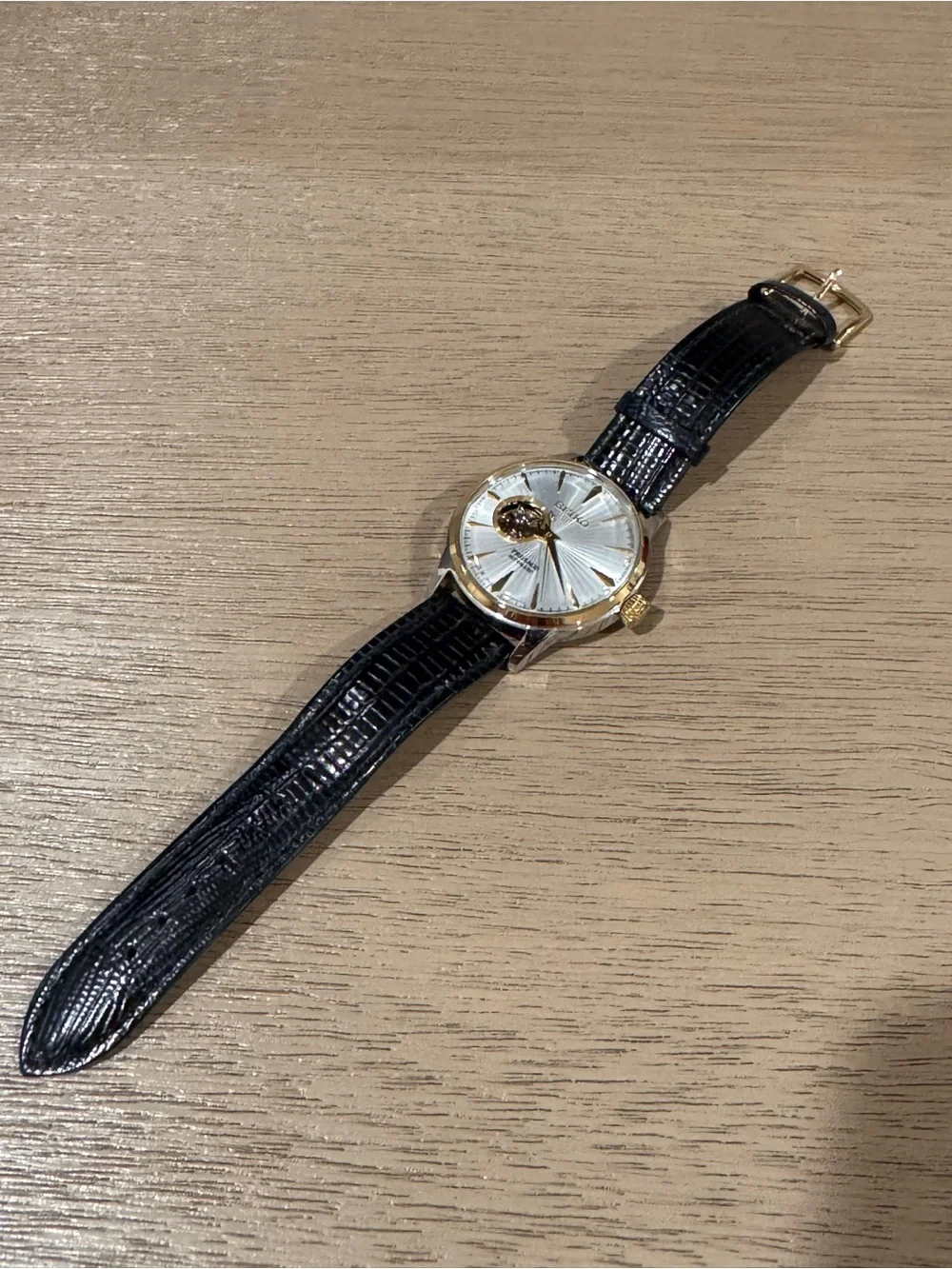 Seiko Presage Open Heart “cocktail time” 50m Automatic Watch